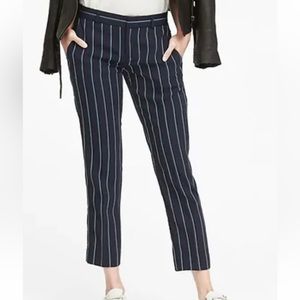 Banana Republic Ankle Pants Avery Mid Rise Striped NWT